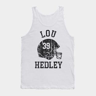 Lou Hedley New Orleans Helmet Font Tank Top